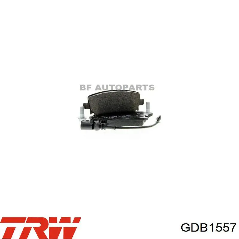 Купити GDB1557 TRW Задні колодки