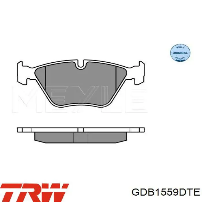 Передні тормозні колодки GDB1559DTE TRW