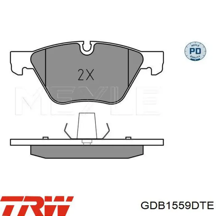 Тормозні колодки TRW GDB1559DTE