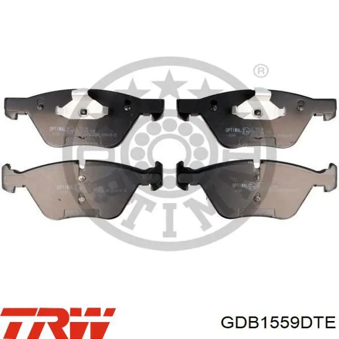 Гальмівні колодки TRW GDB1559DTE ціна, від 50.79 USD