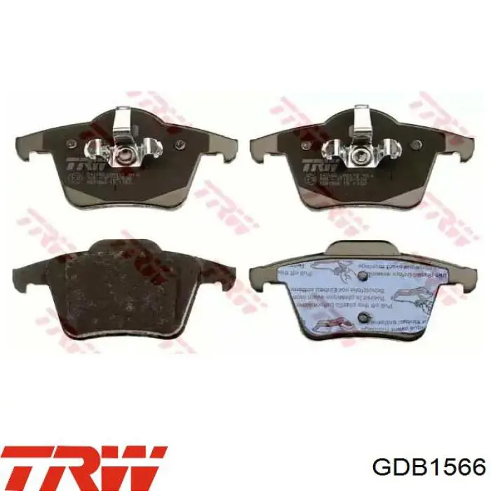 Задні гальмівні колодки 986494102 Bosch
