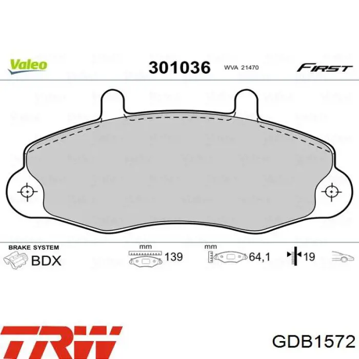 Купити 986494292 Bosch Колодки гальмівні передні, дискові