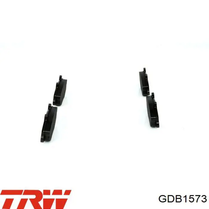 Передні тормозні колодки GDB1573 TRW