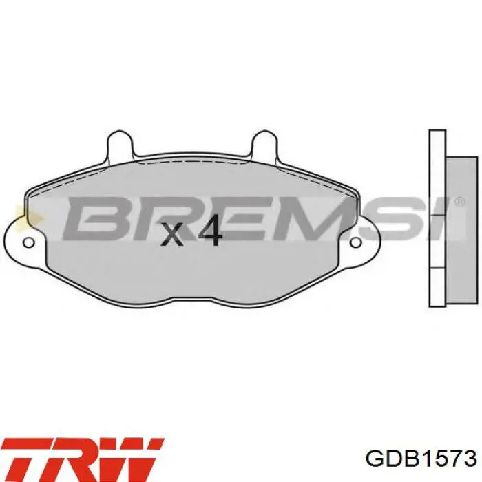 Тормозні колодки TRW GDB1573