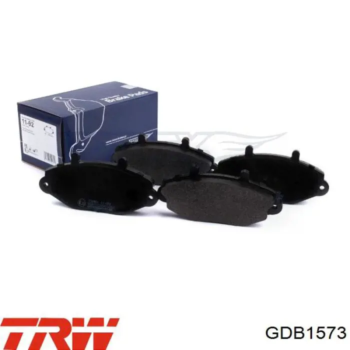 Купити GDB1573 TRW Колодки гальмівні передні, дискові