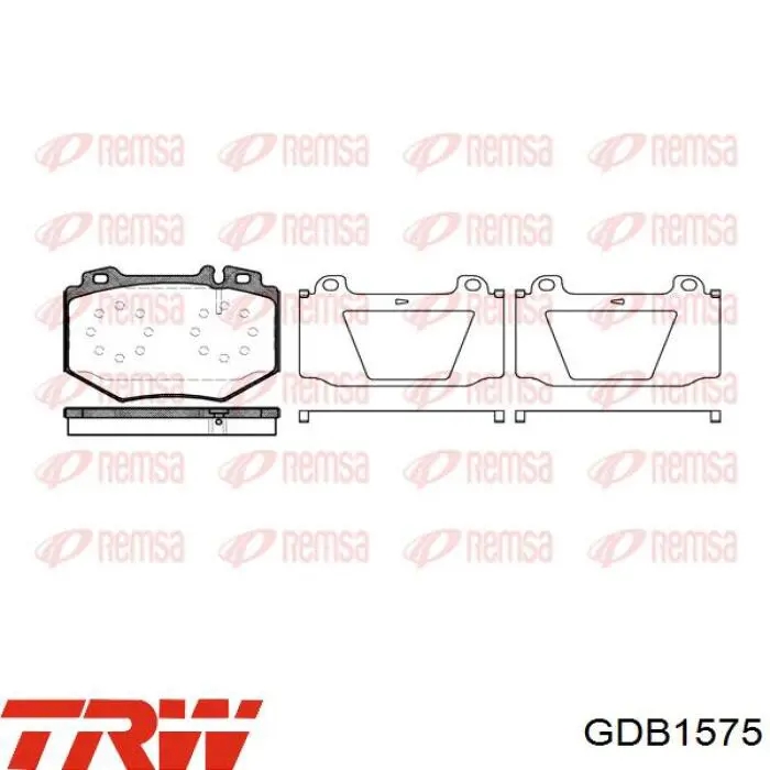 5154479 Ford Передні гальмівні колодки