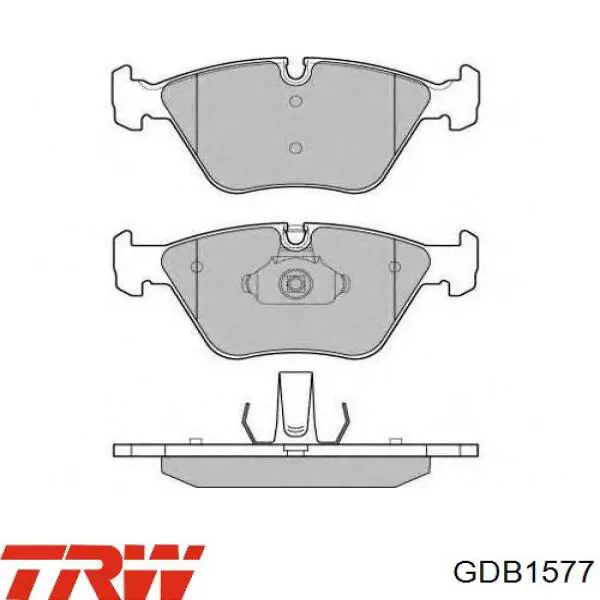 Гальмівні колодки TRW GDB1577 ціна, від 27.50 USD