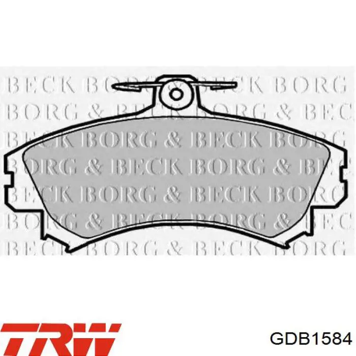 Передні тормозні колодки LP3533 Delphi