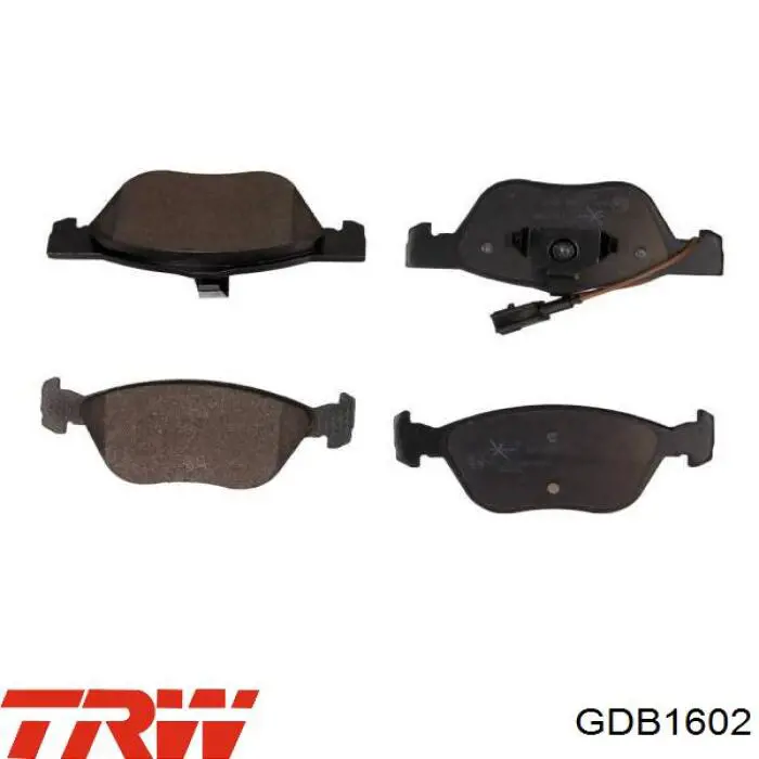 Гальмівні колодки TRW GDB1602 ціна, від 26.13 USD