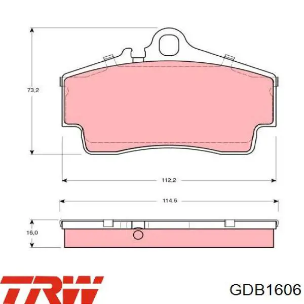 30748957 Volvo Передні гальмівні колодки