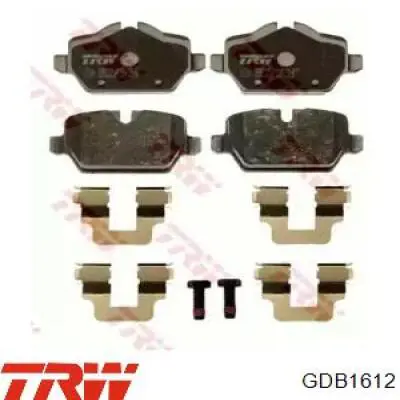 Задні дискові колодки TRW GDB1612