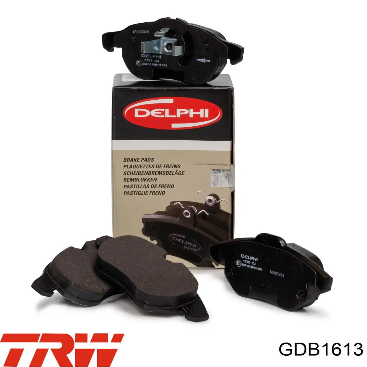 Гальмівні колодки TRW GDB1613 ціна, від 30.19 USD