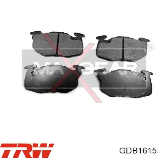 Гальмівні колодки TRW GDB1615 ціна, від 13.91 USD