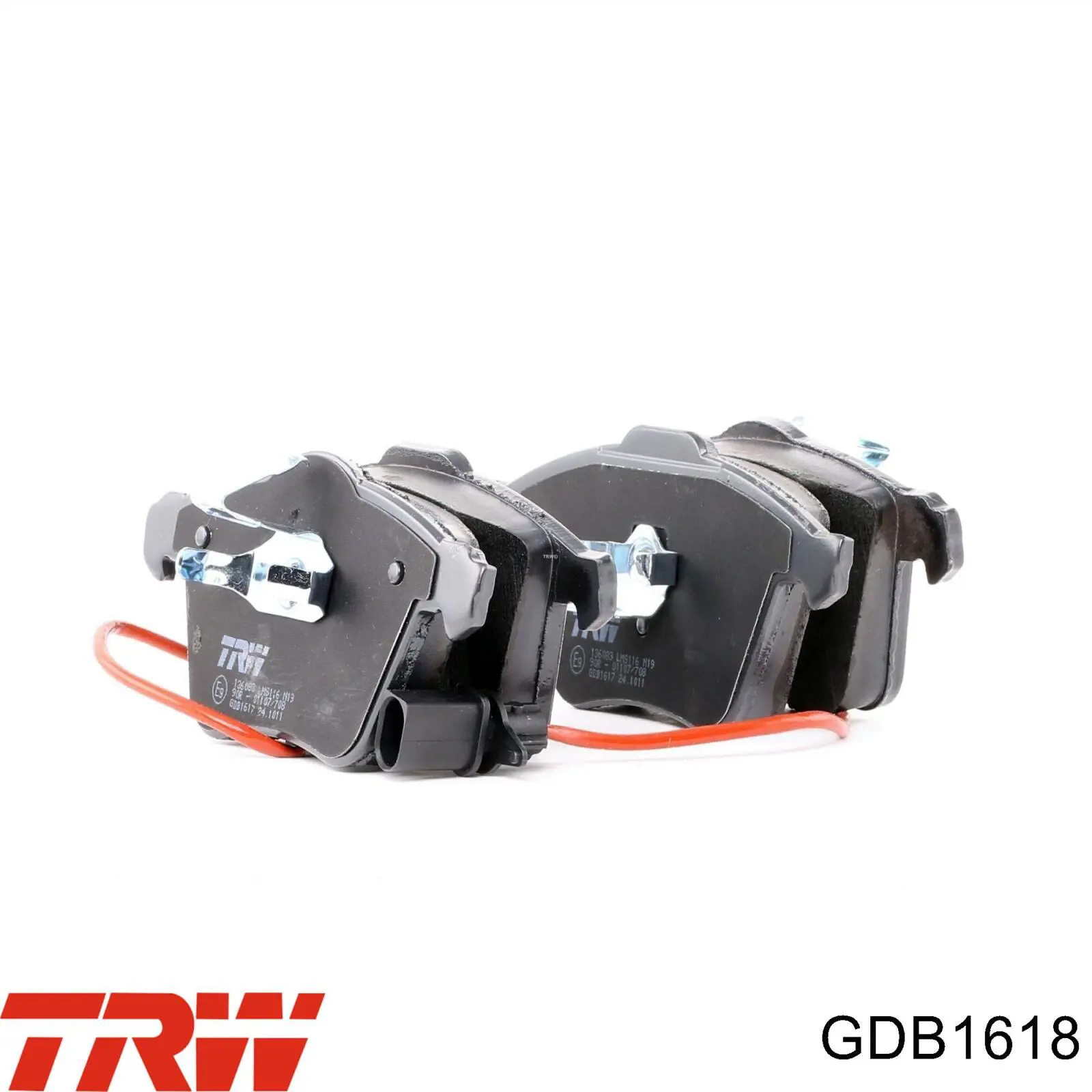 Купити LP1602 Delphi Колодки гальмівні передні, дискові