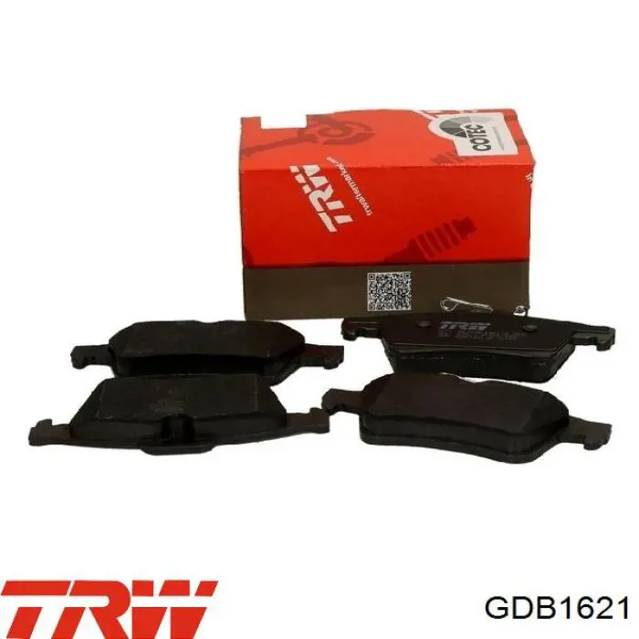 Задні гальмівні колодки GDB1621 TRW