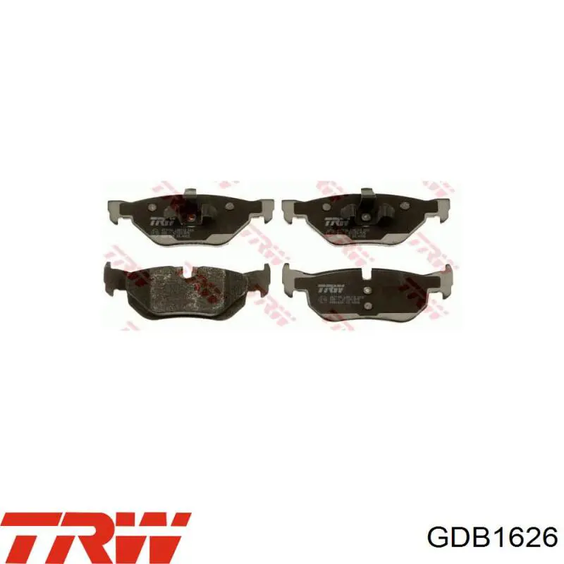 Задні дискові колодки TRW GDB1626