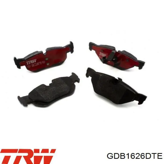 Задні гальмівні колодки TRW GDB1626DTE ціна, від 41.68 USD