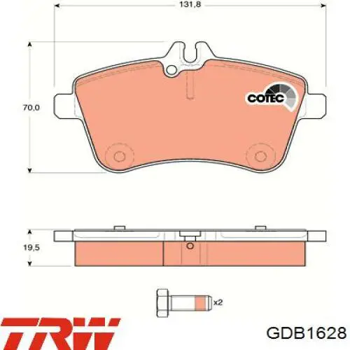 Гальмівні колодки Tashiko BTR2473 ціна, від 29.14 USD