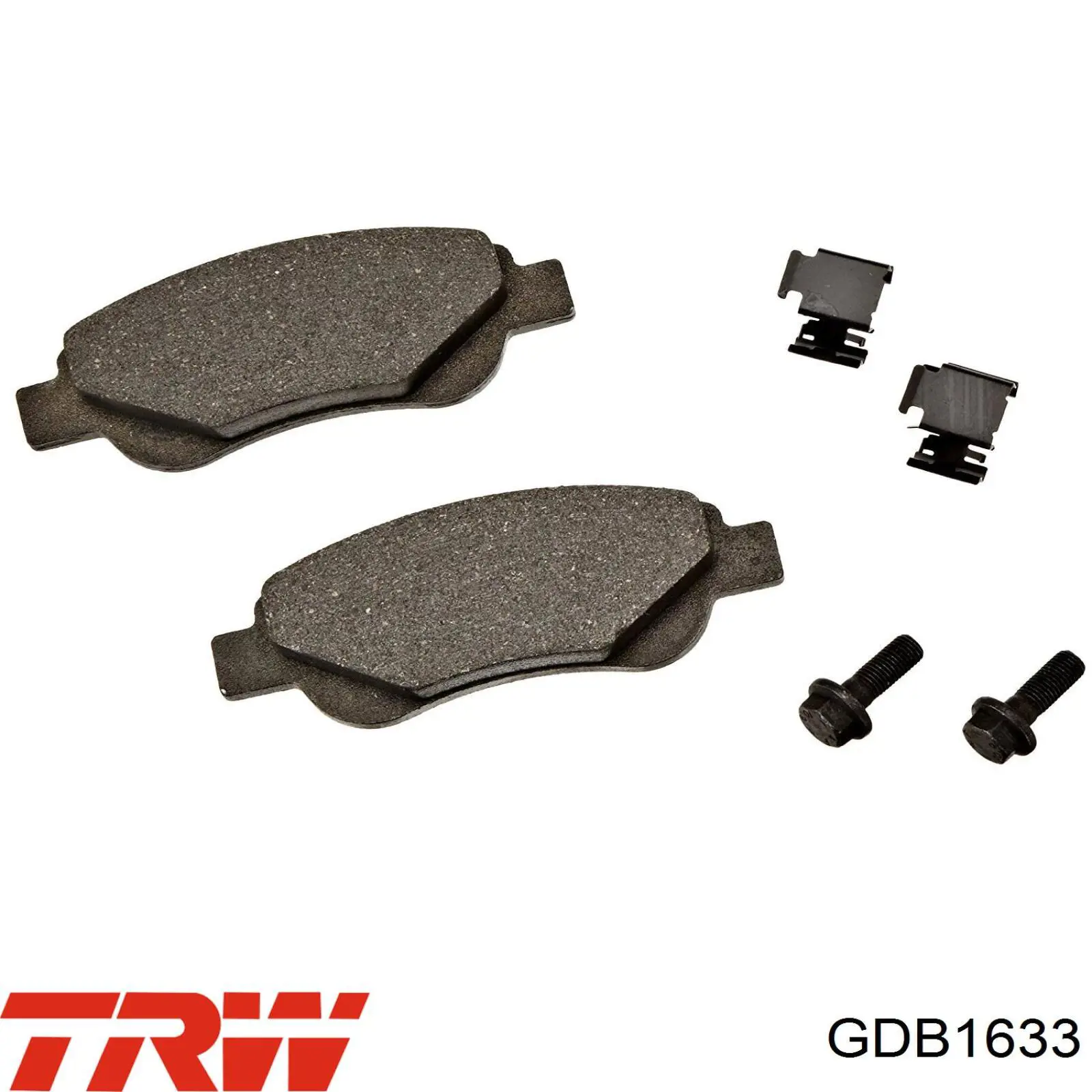 Передні тормозні колодки GDB1633 TRW