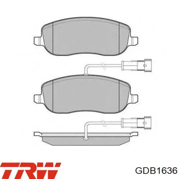Тормозні колодки TRW GDB1636