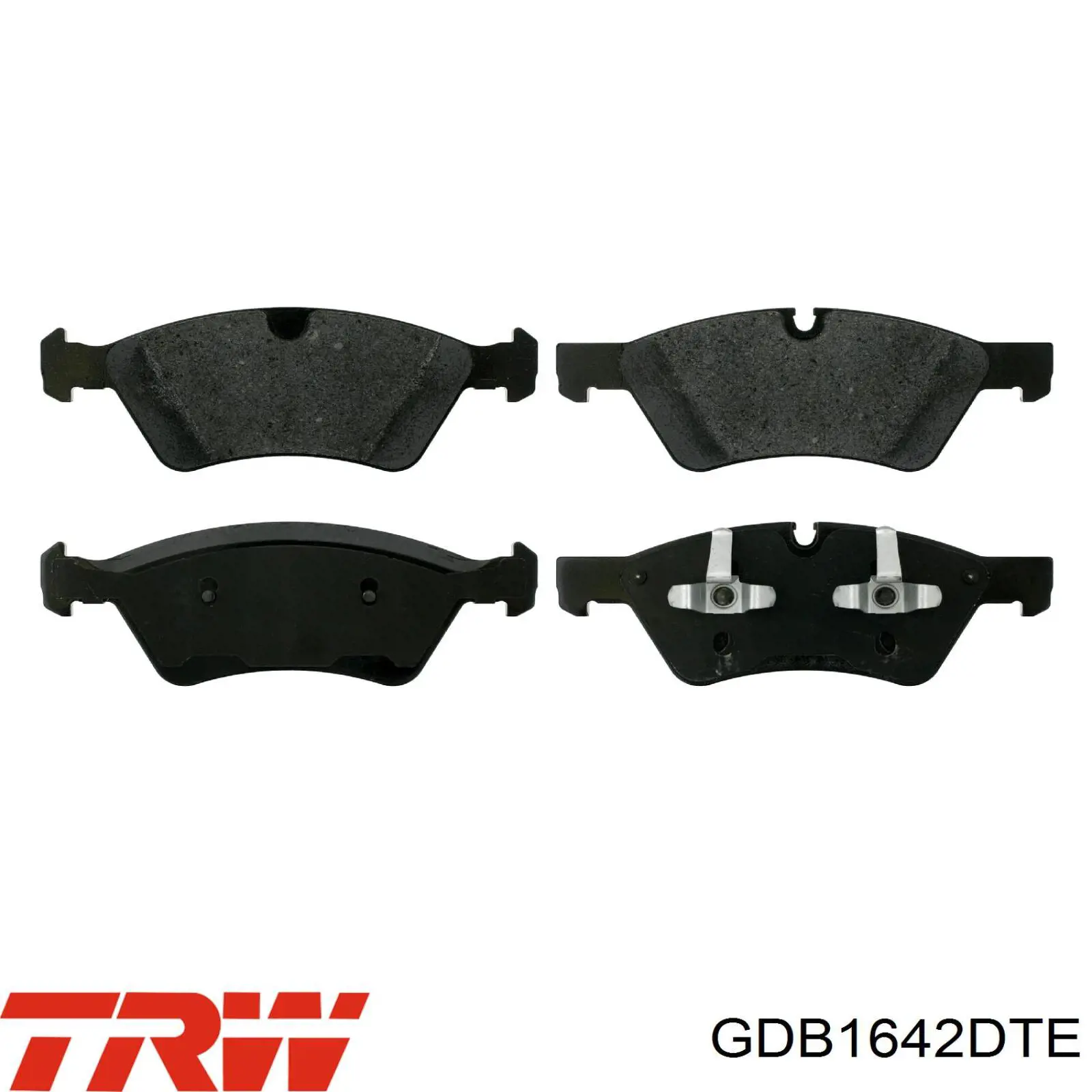Гальмівні колодки TRW GDB1642DTE ціна, від 67.69 USD