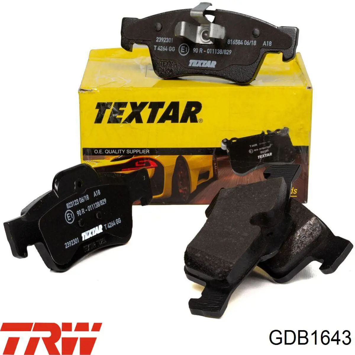 Задні дискові колодки TRW GDB1643