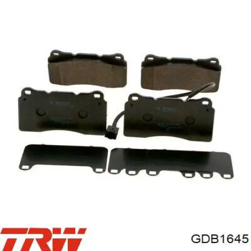 980157007 Maserati Передні гальмівні колодки