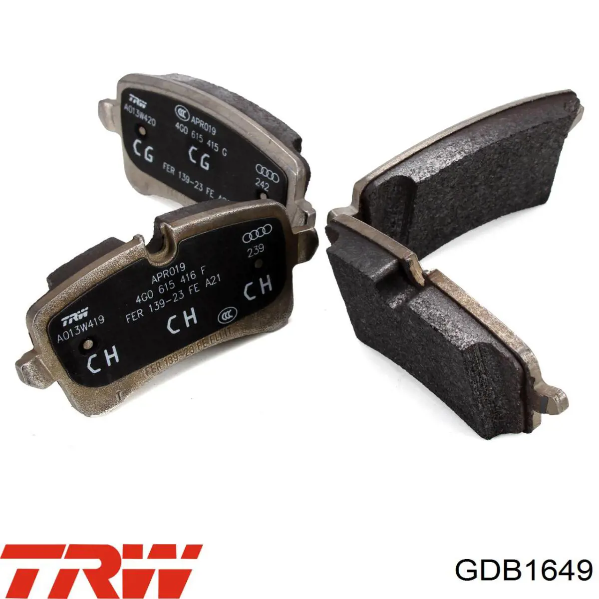 Задні дискові колодки TRW GDB1649