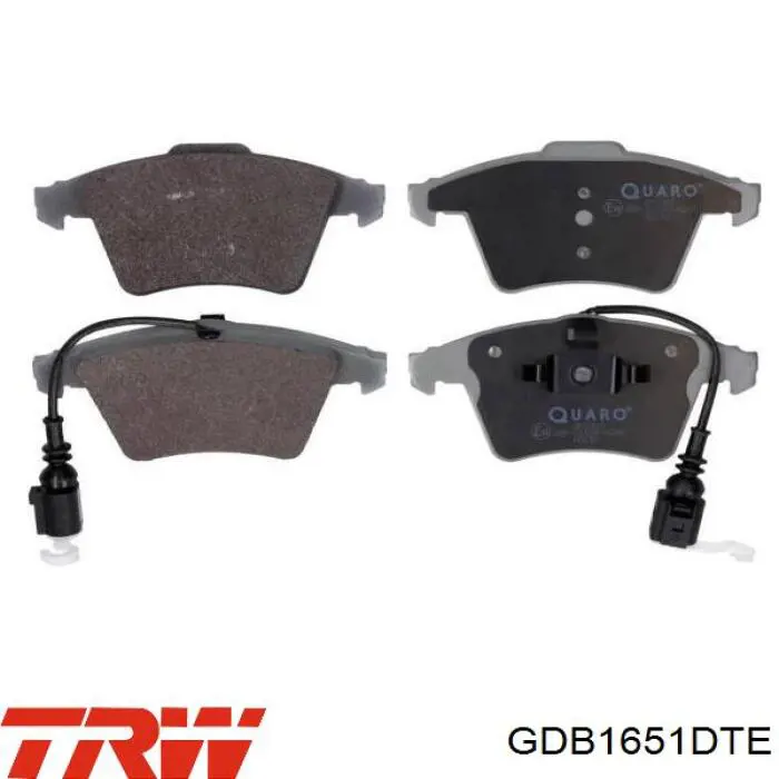 Тормозні колодки TRW GDB1651DTE