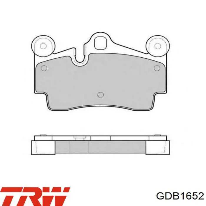 Задні дискові колодки TRW GDB1652