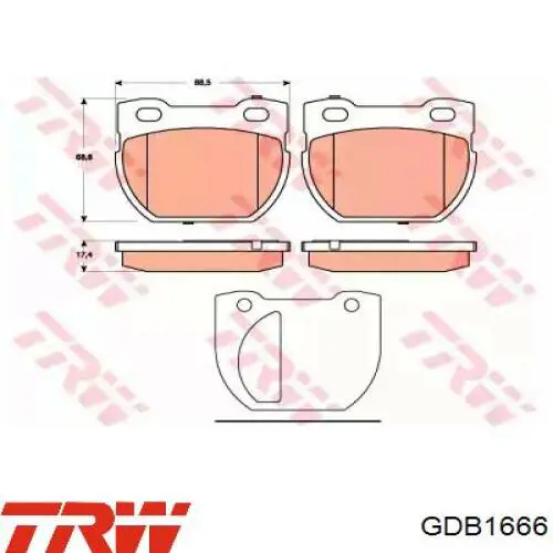 Купити 986424827 Bosch Задні колодки