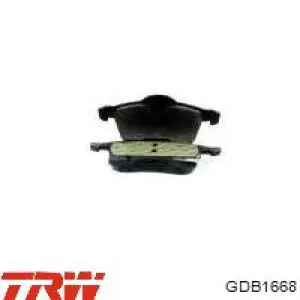 GDB1668 TRW Передні гальмівні колодки