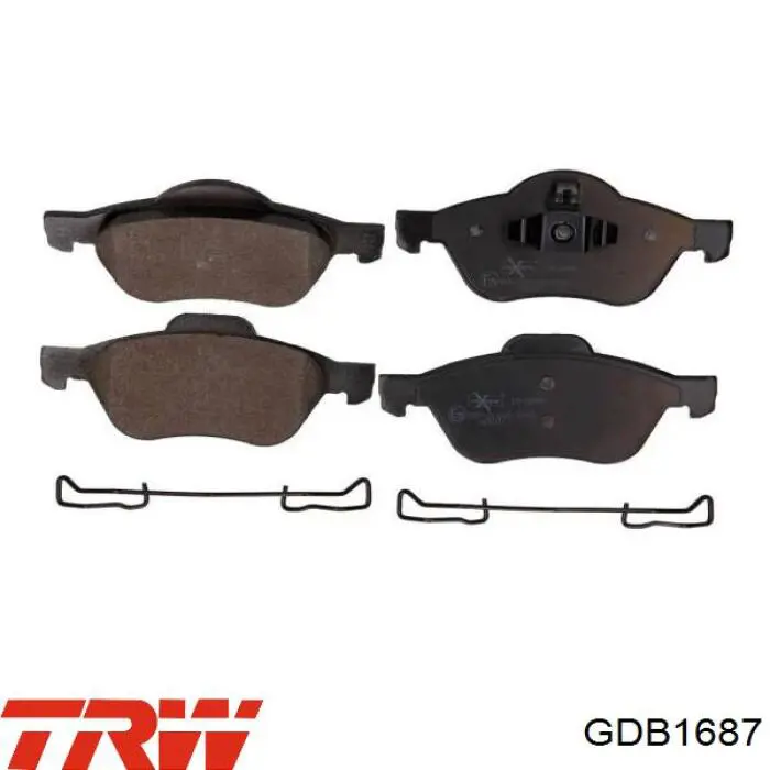 Тормозні колодки TRW GDB1687