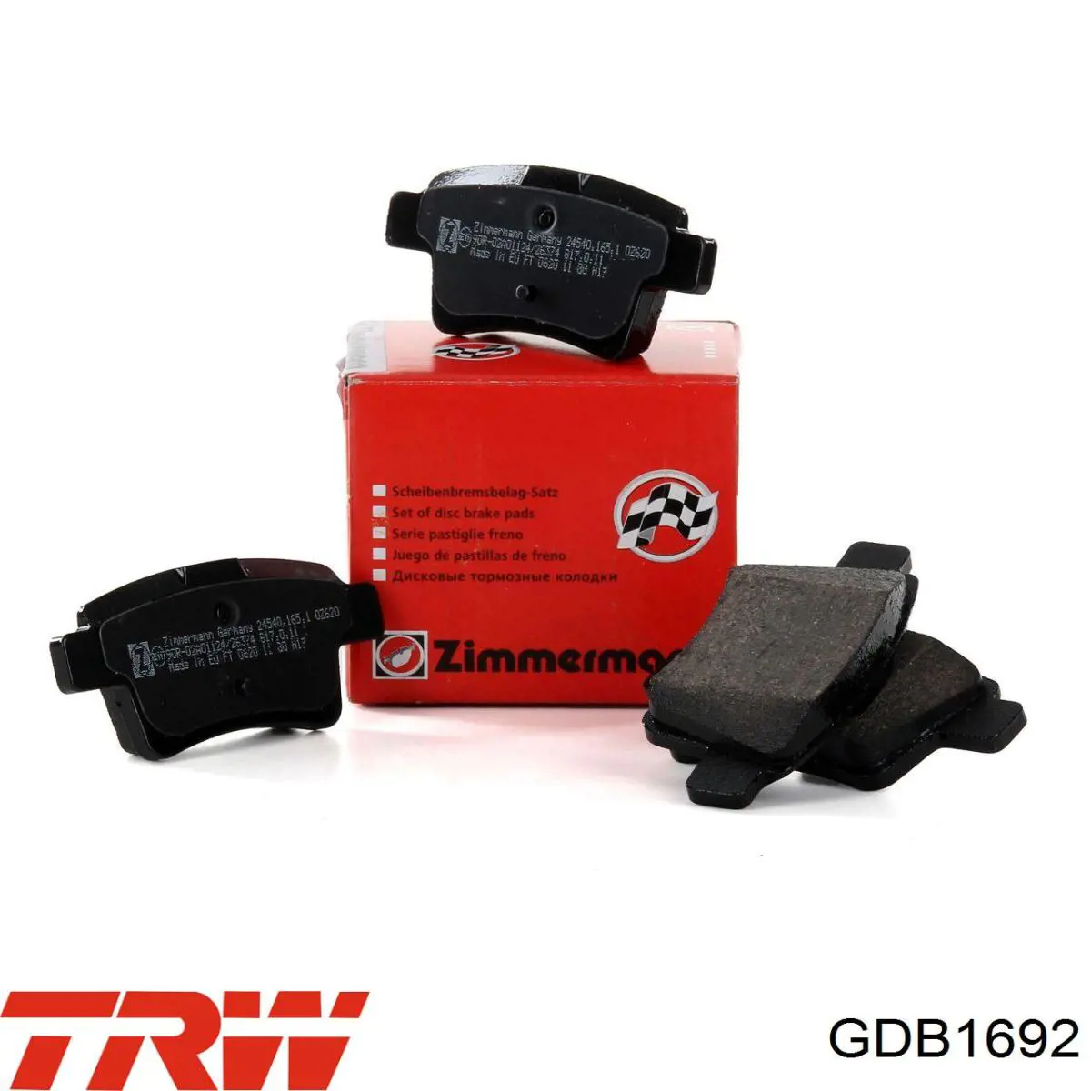 Задні дискові колодки TRW GDB1692
