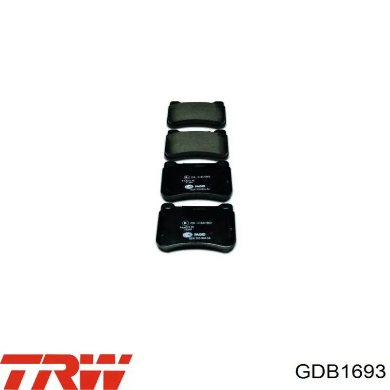 Тормозні колодки TRW GDB1693