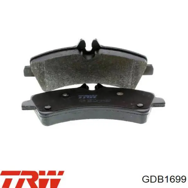 Купити GDB1699 TRW Задні колодки