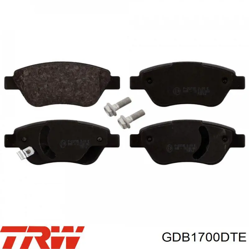 Передні тормозні колодки GDB1700DTE TRW