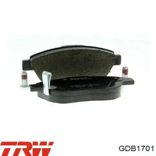 GDB1701 TRW колодки гальмівні передні, дискові