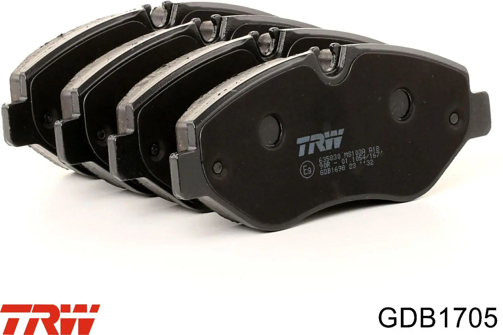 Гальмівні колодки TRW GDB1705 ціна, від 54.75 USD