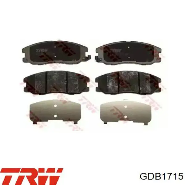 Тормозні колодки TRW GDB1715