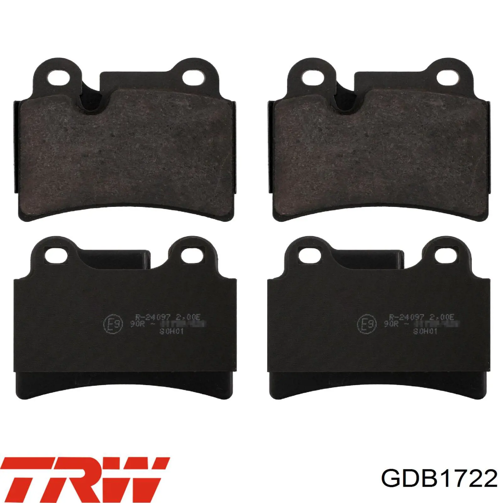 Задні гальмівні колодки TRW GDB1722 ціна, від 49.06 USD