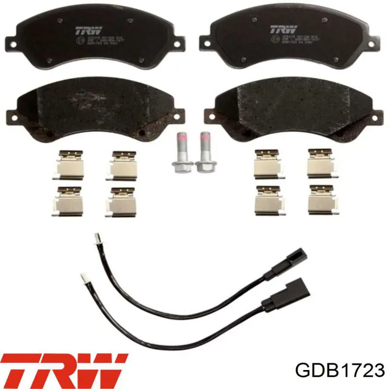 Гальмівні колодки TRW GDB1723 ціна, від 41.83 USD