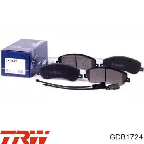 Передні тормозні колодки GDB1724 TRW