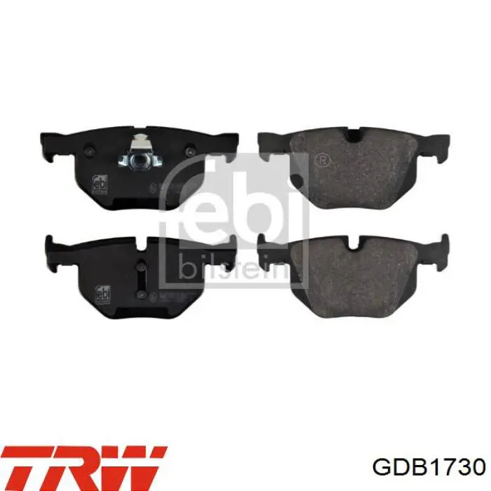 Задні дискові колодки TRW GDB1730