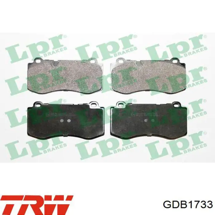 Гальмівні колодки TRW GDB1733 ціна, від 43.94 USD