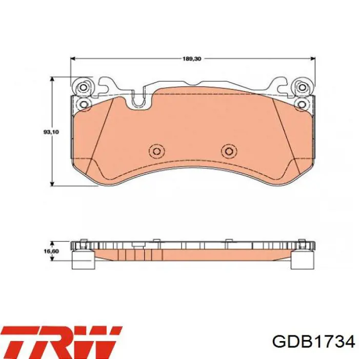 Купити BP12584 Optimal Колодки гальмівні передні, дискові
