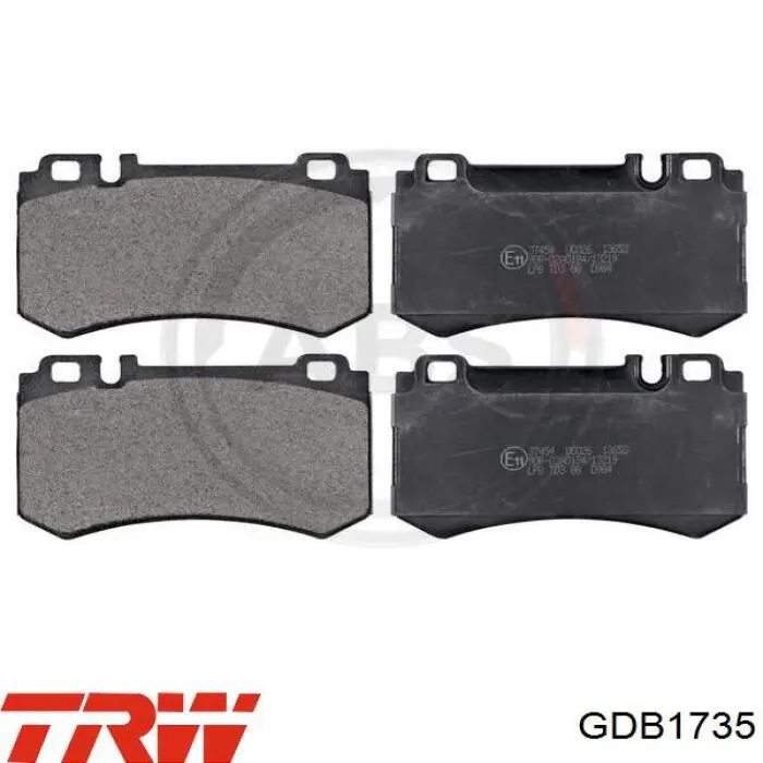 Купити GDB1735 TRW Задні колодки