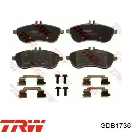 Тормозні колодки TRW GDB1736