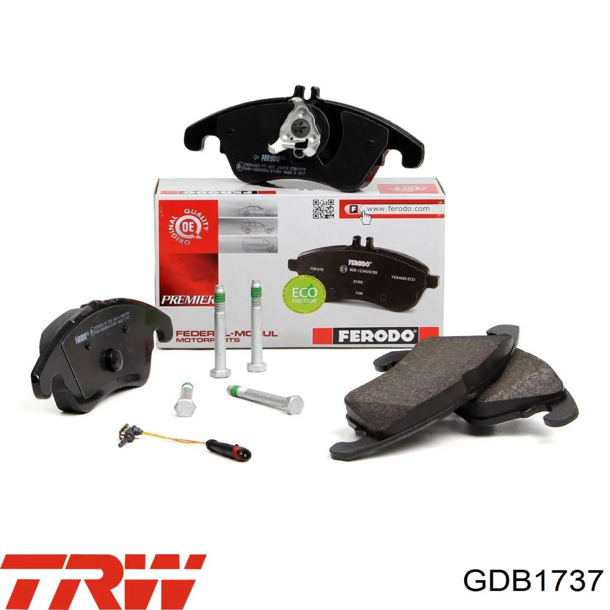 Гальмівні колодки TRW GDB1737 ціна, від 46.09 USD