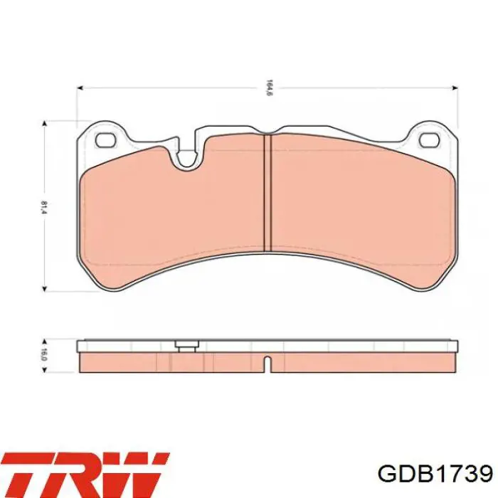 Купити 673012041 Maserati Колодки гальмівні передні, дискові